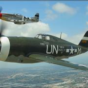 P-47G_Thunderbolt_-_P-51D_Mustang