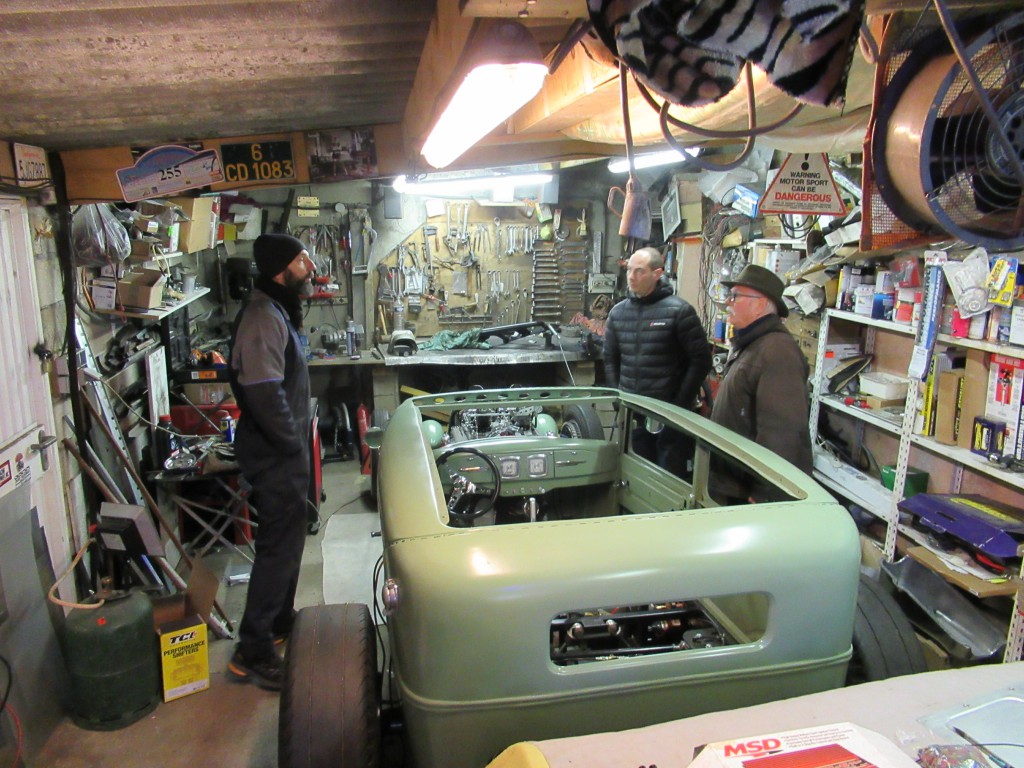 Le bonnet  d'Eric atteste  de la fraicheur du lieu