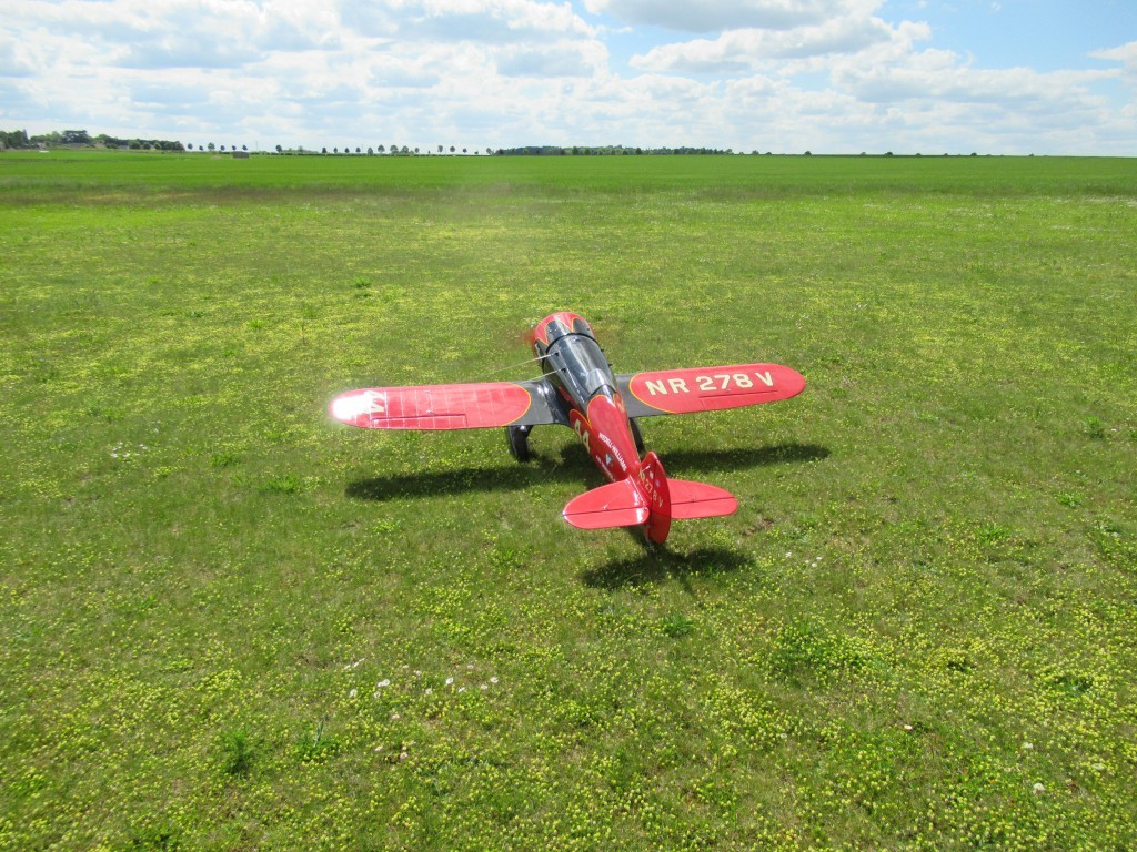 Alignement vers la piste pour le point fixe