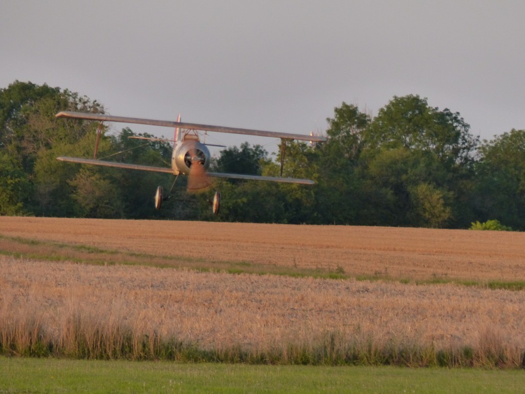 Approche finale pour l'atterrissage, encore quelques réglages pour le prochain vol...