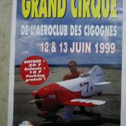  Mon Gee Bee R2 - Affiche Cirque des cigognes 1999