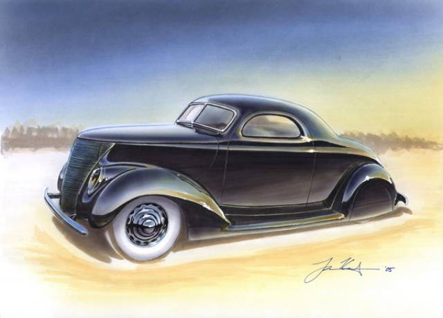 Ford 3w Coupe Kustom 1937