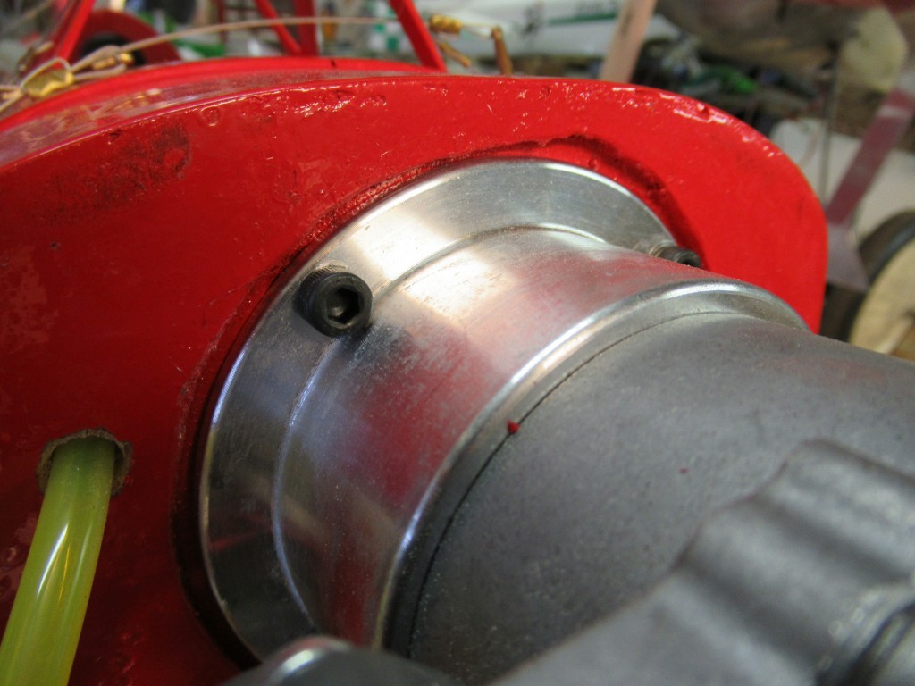 Fraisage du couple moteur nécessaire pour l'ajustage capot moteur /plateau d'hélice