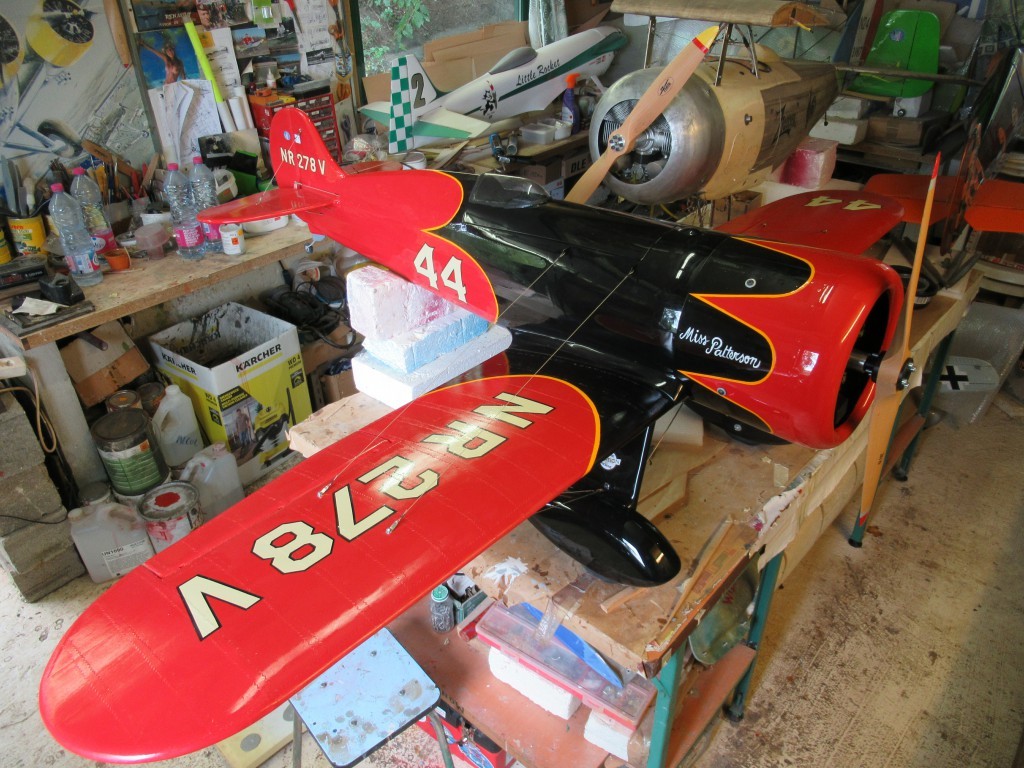 Pose d'une partie des marquages 