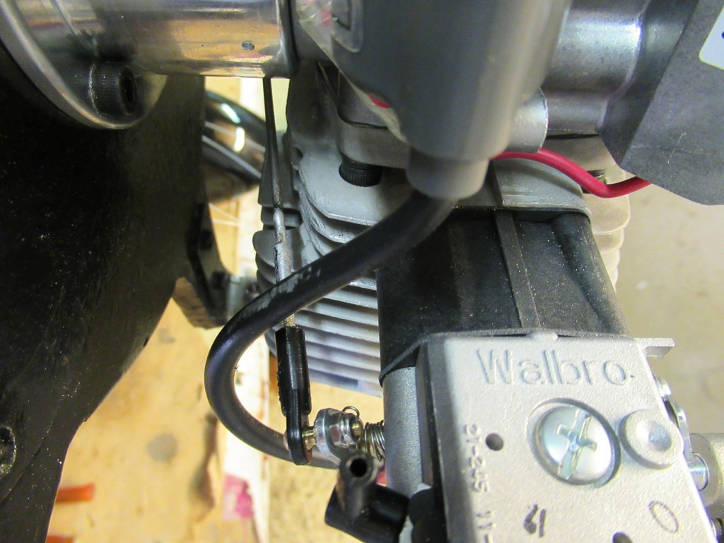 Détails commande de gaz