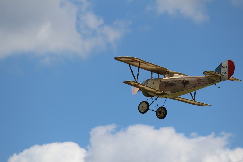 Le Nieuport 24 est un régal a piloter