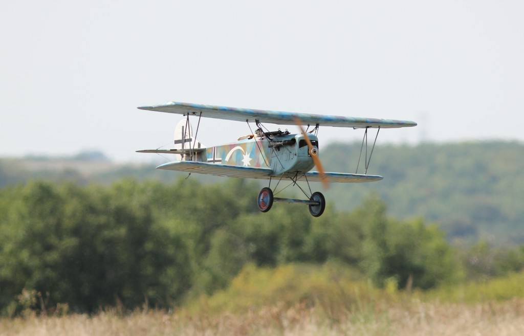 Fokker en approche piste