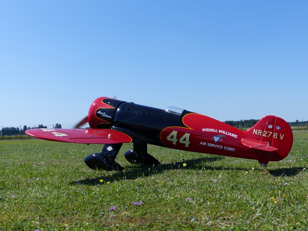 Le Wedell est équipé d'une 24x8 fiala pour son 3 ème vol
