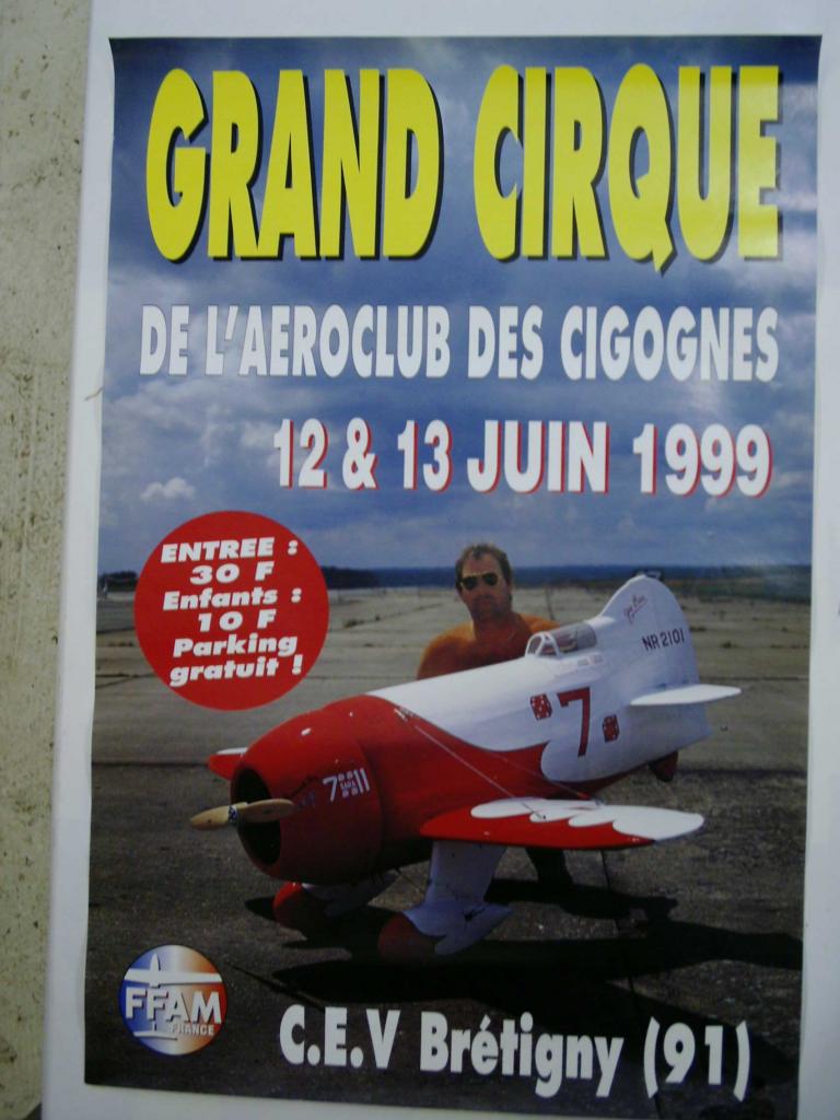  Mon Gee Bee R2 - Affiche Cirque des cigognes 1999