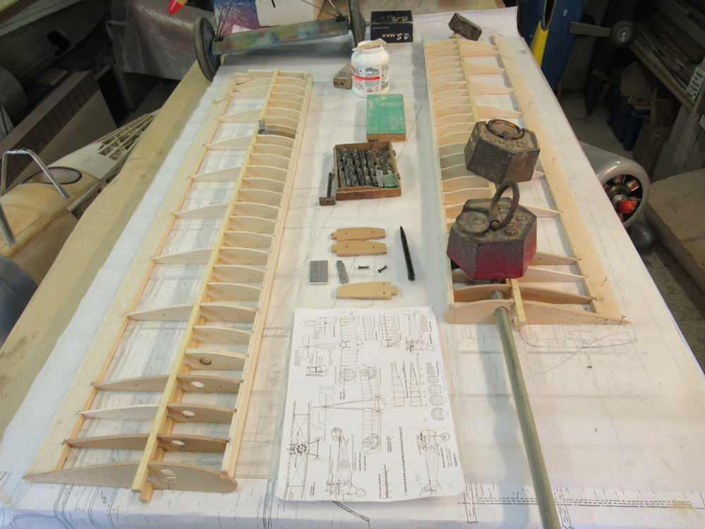 Ailes basses en cour d'assemblage