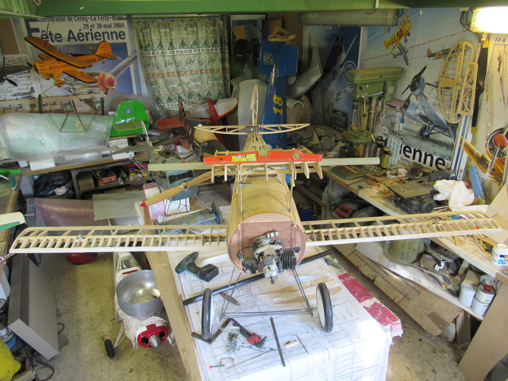 Contrôle de l'horizontabilité  de la partie centrale