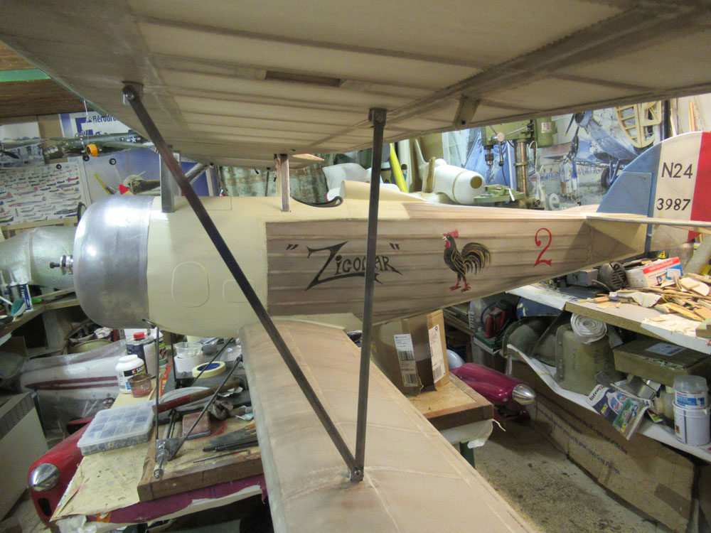 Fabrication de l'armature des mats d'ailes