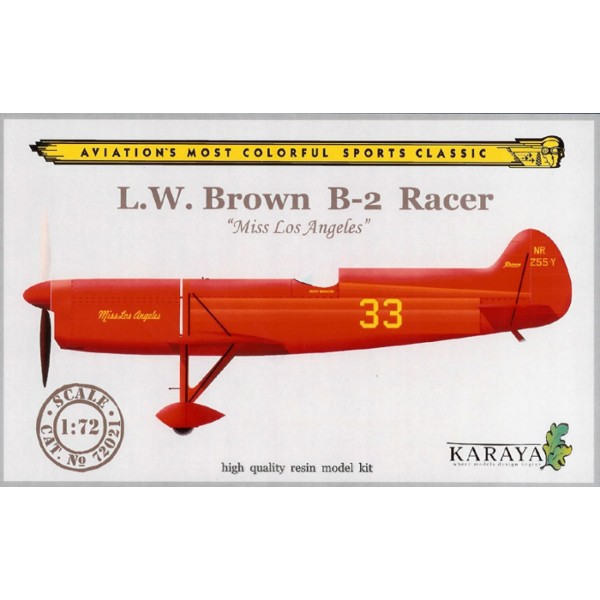 LW - Brown-B2-racer-miss Los Angeles / resin-décals